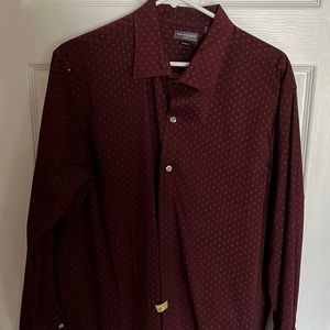 Van Heusen Slim Fit Button Down Shirt. Size L, 16-16 1/2